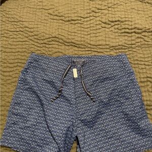 Vilebrequin Men's Blue Patterned Swim Shorts